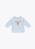 Arsène et les Pipelettes - Baby Langarmshirt Rentier blau