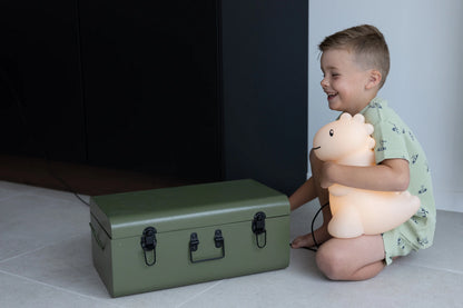 Atelier Pierre - Großes LED Nachtlicht Dino Jéroom sand