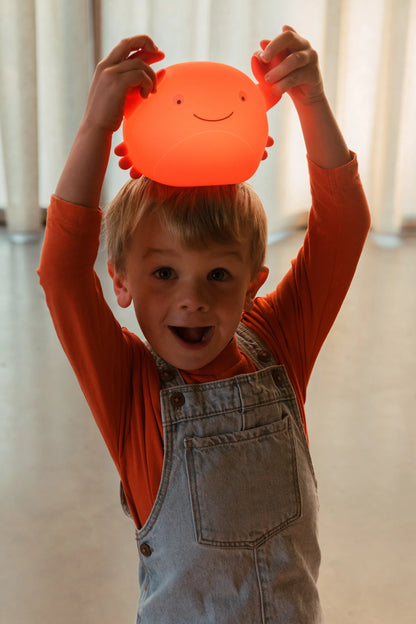 Atelier Pierre - LED Nachtlicht Krebs Theo rot