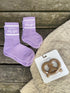 AURYN -  munich city girl - Socken flieder - Partnerlooksocken MINI & ME