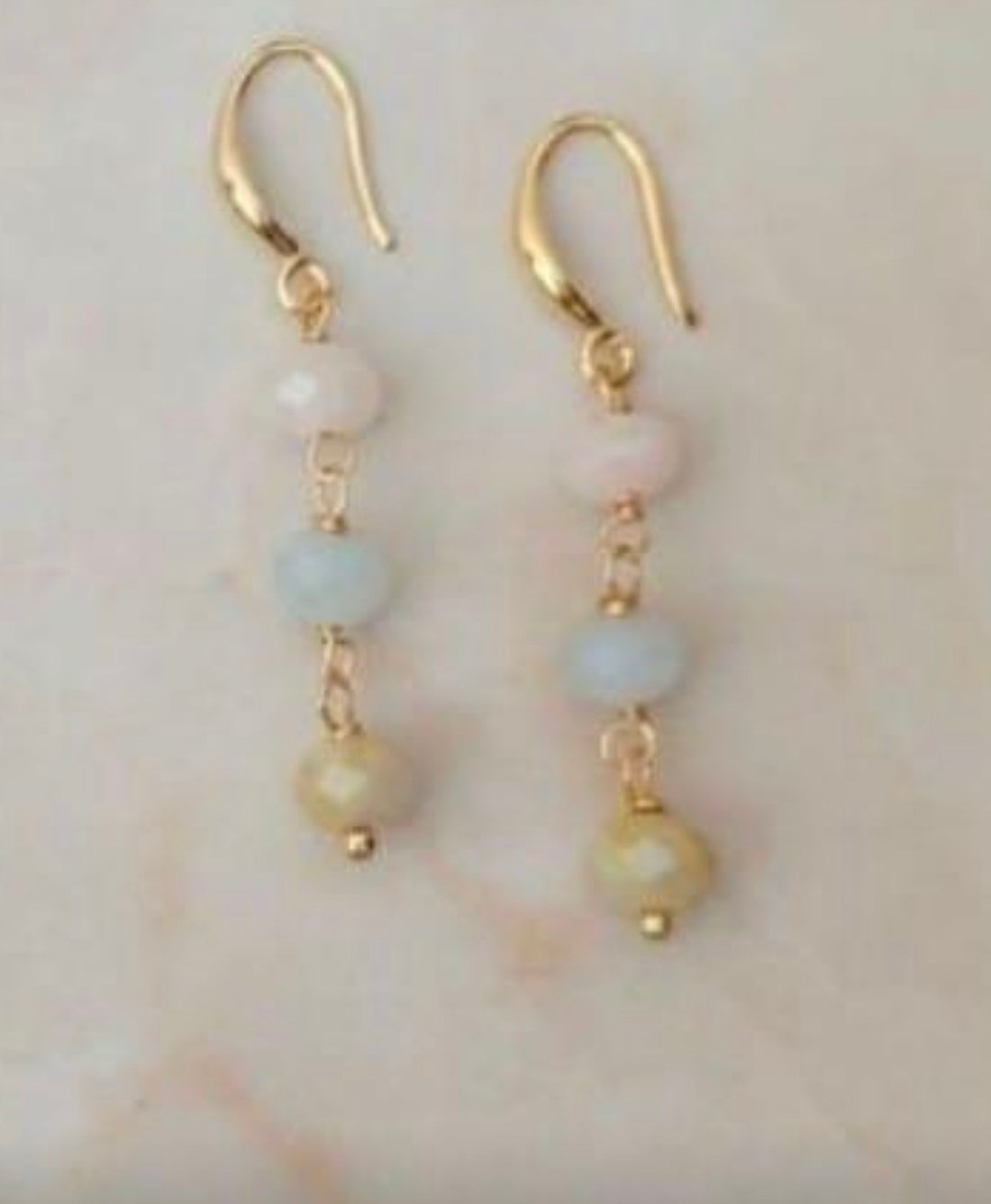 AURYN - handgemachte Perlen Ohrringe pastell