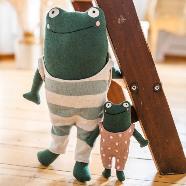 Ava & Yves - Kuscheltier Frosch „Janne“ mit Baby