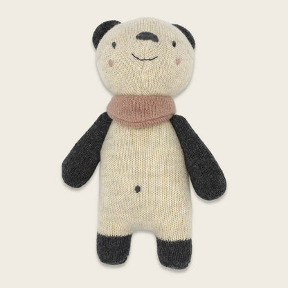 Ava &amp; Yves - Babyrassel Baumwolle (bio) Panda rosa