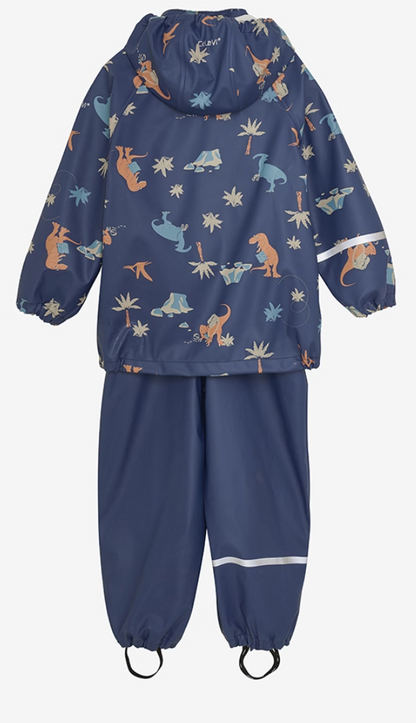 Celavi-Regenanzug-Dinos-blau