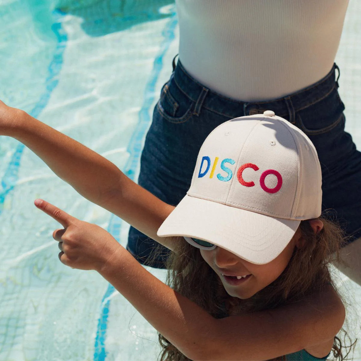 Chamaye - Kinder Kappe aus Baumwolle DISCO bunt MINI &amp; ME