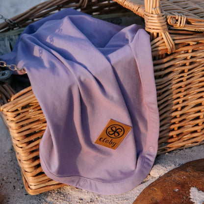 Cloby - Babydecke/ Sonnenschutz mit UV-Schutz 50+ lila