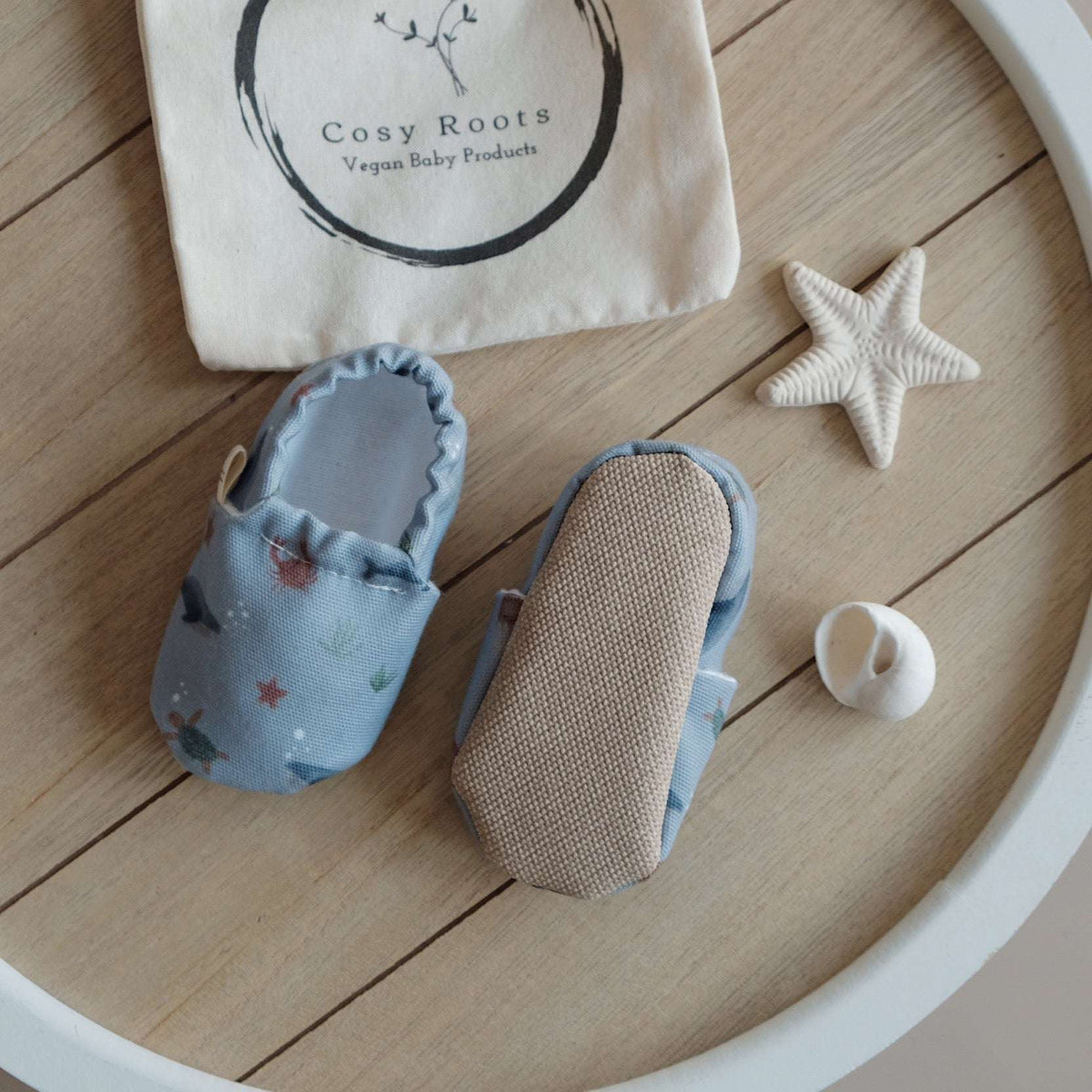Cosy Roots - Baby Schuhe vegan Meerestiere