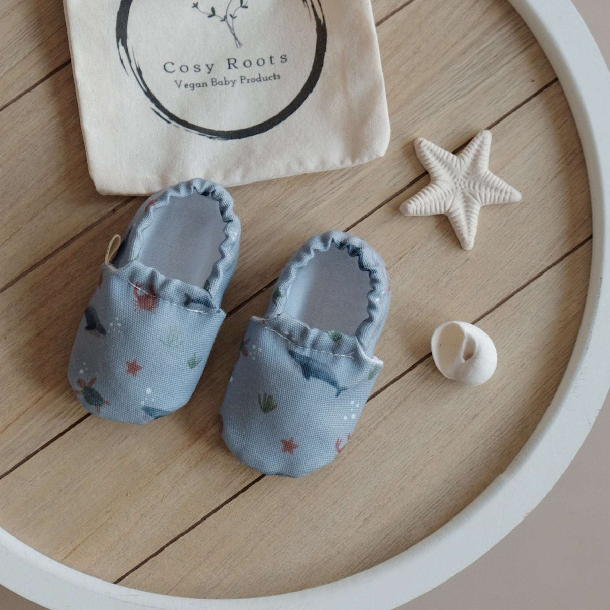 Cosy Roots - Baby Schuhe vegan Meerestiere