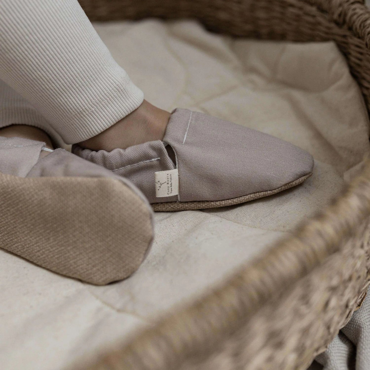 Cosy Roots - Baby Schuhe vegan caramel