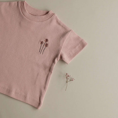 Cosy Roots - Kinder T-Shirt „Flower“ rosa
