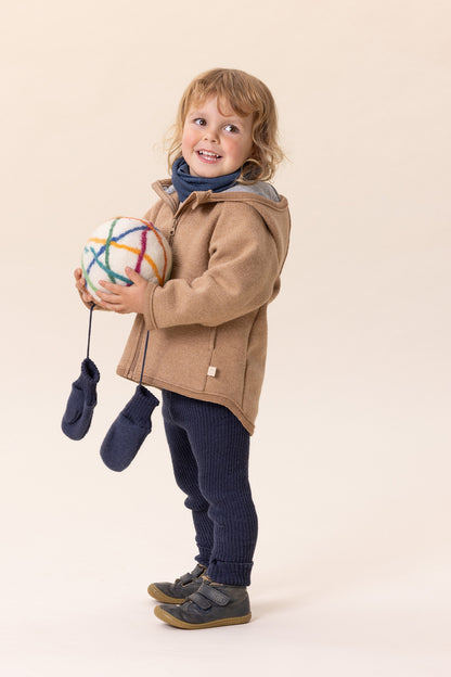 Disana - Kinder Strickleggings Wolle blau