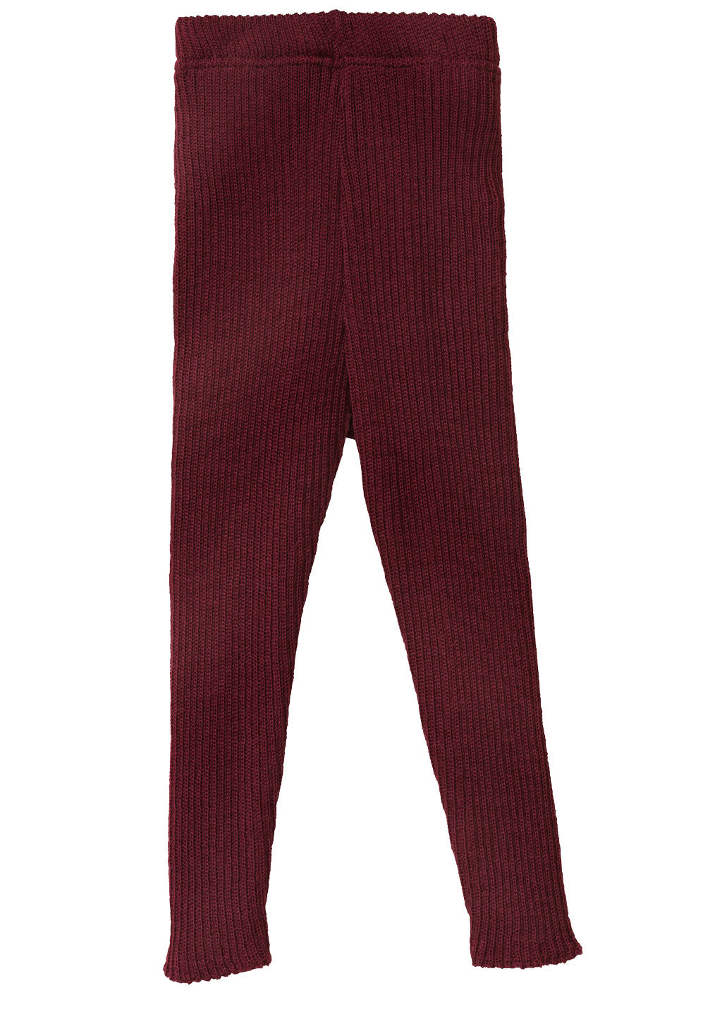 Disana - Kinder Strickleggings Wolle Weinrot