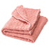 Disana - Baby Strickdecke aus Wolle rosa 80x100cm