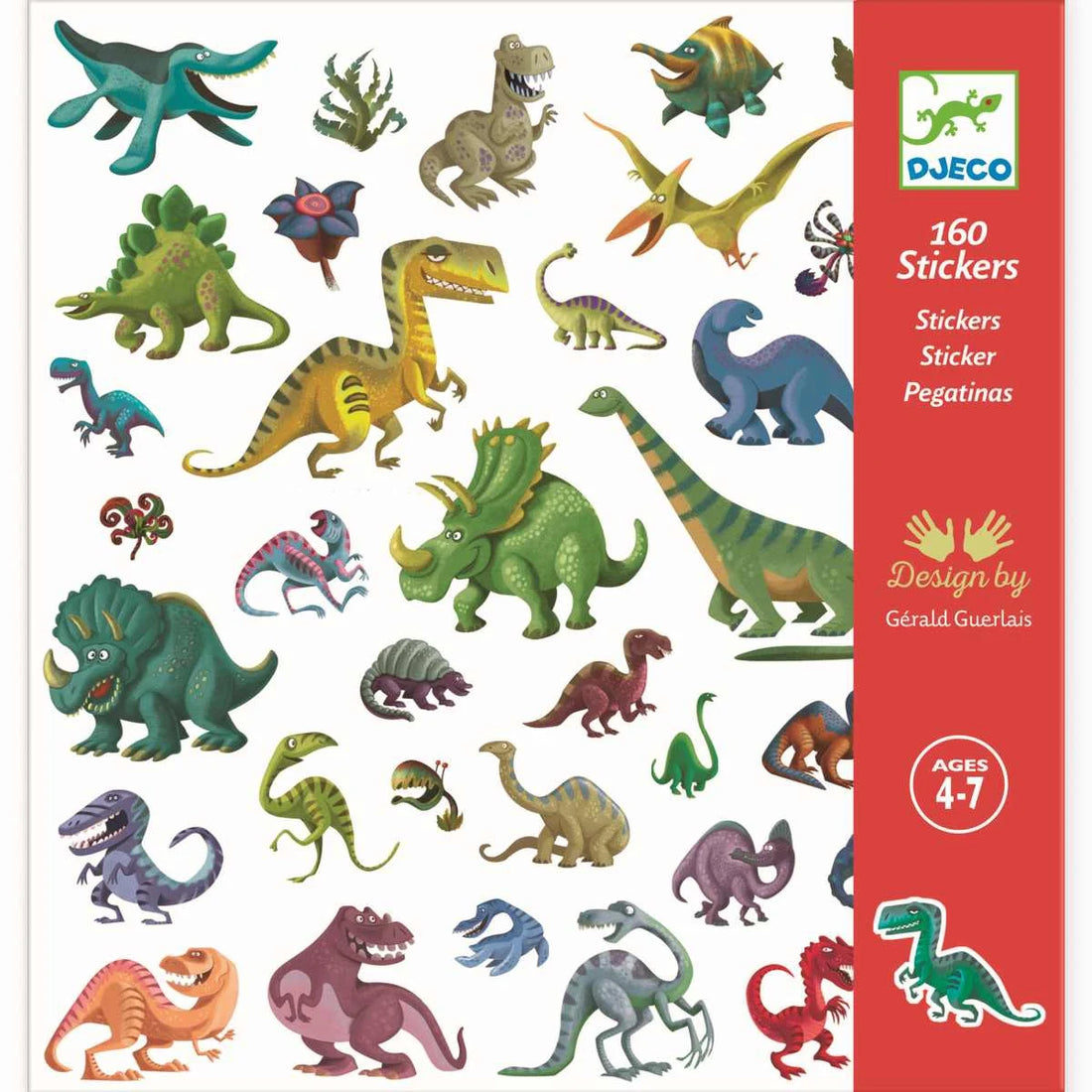 Djeco - Sticker Dinosaurier