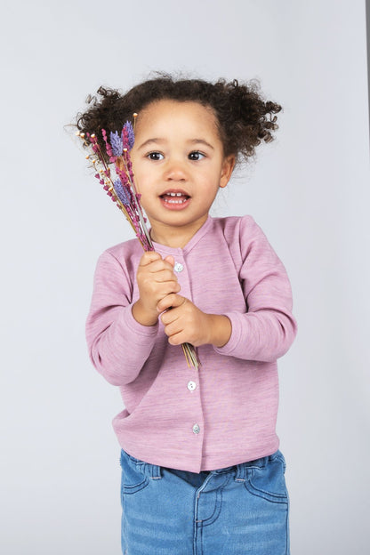 Engel - Baby Cardigan Wolle rosa