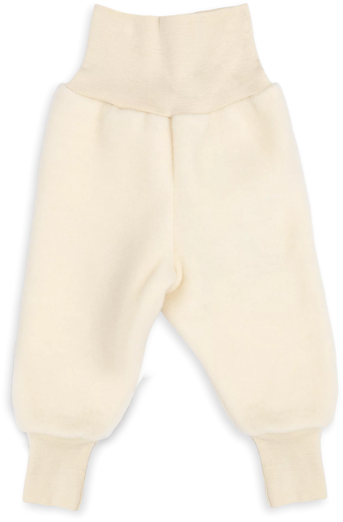 Engel - Baby Hose Wolle mit Nabelbund natur