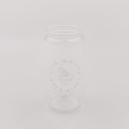 Eulenschnitt - Hohes Trinkglas Iced Matcha Latte Club