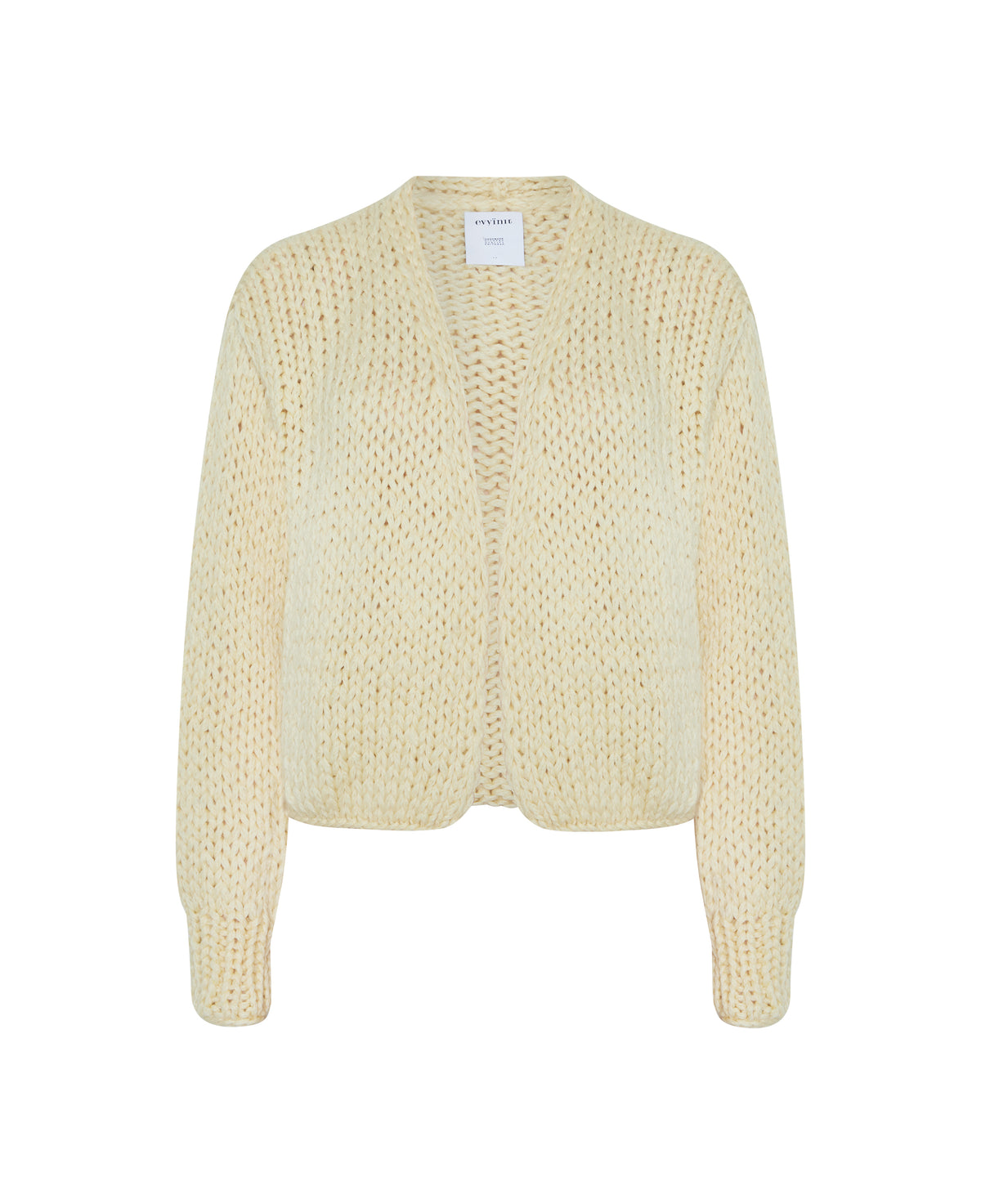 Evyinit -  Strickjacke Wolle gelb