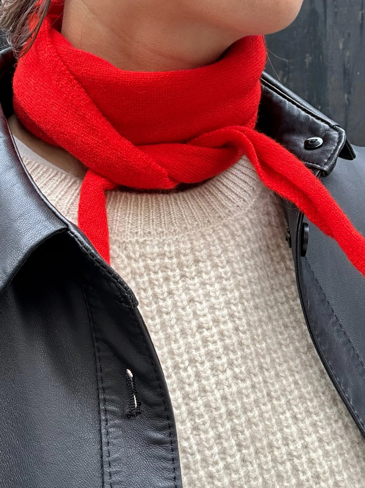 Finding Dodo - Dreieckstuch Cashmere rot