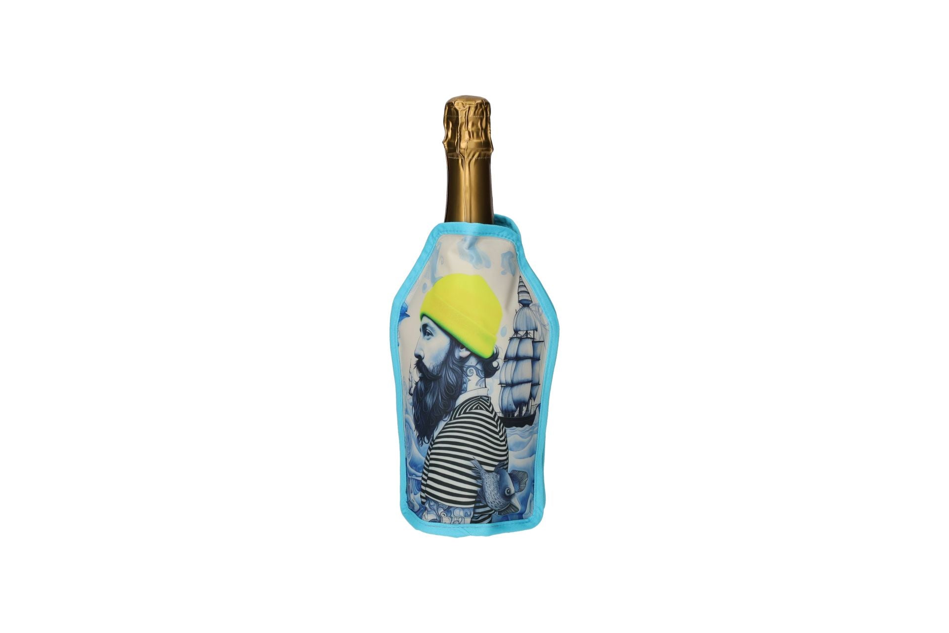 Gift Company - Kühlmanschette Seemann blau/ gelb