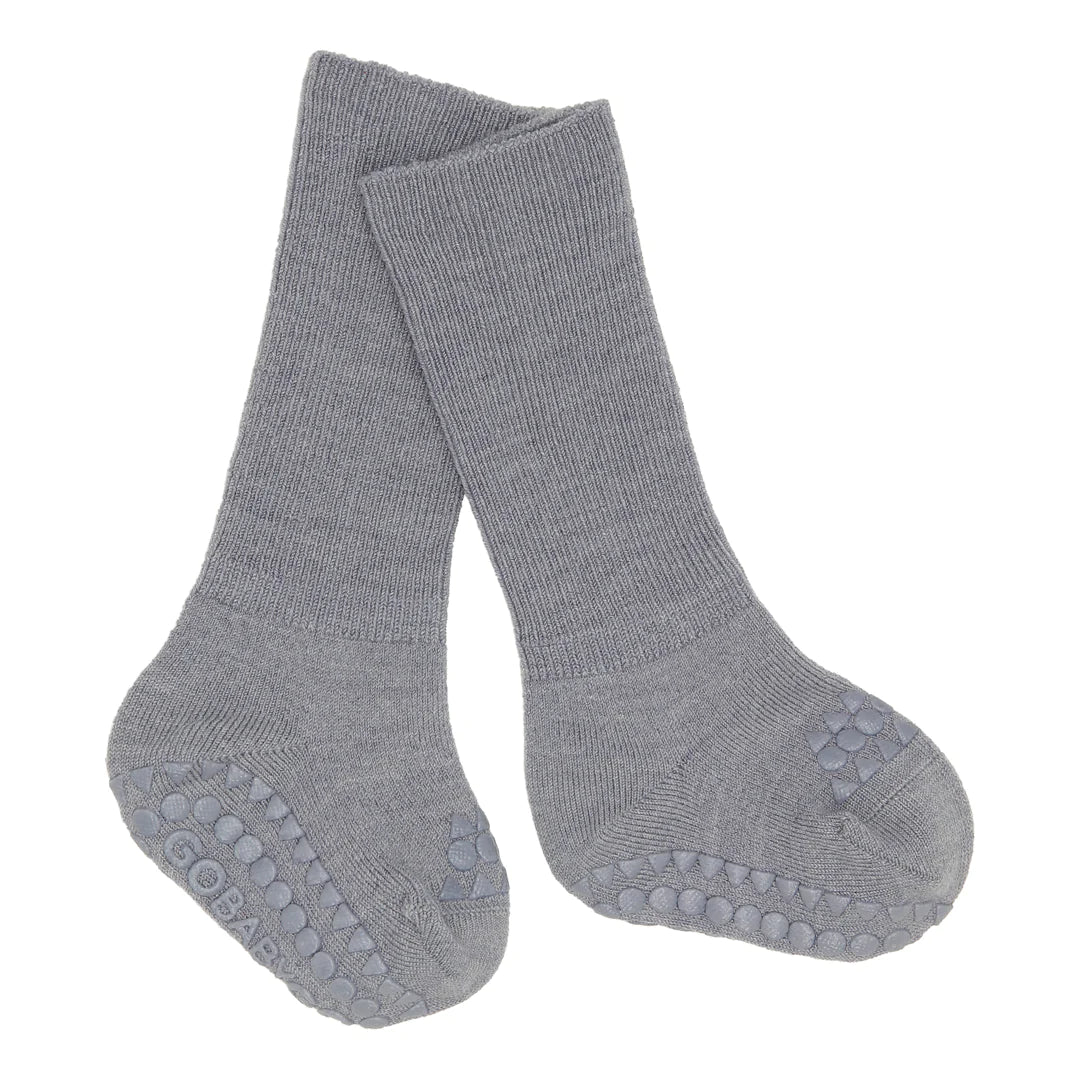 Go Baby Go - Wolle Stoppersocken grau - AURYN Shop
