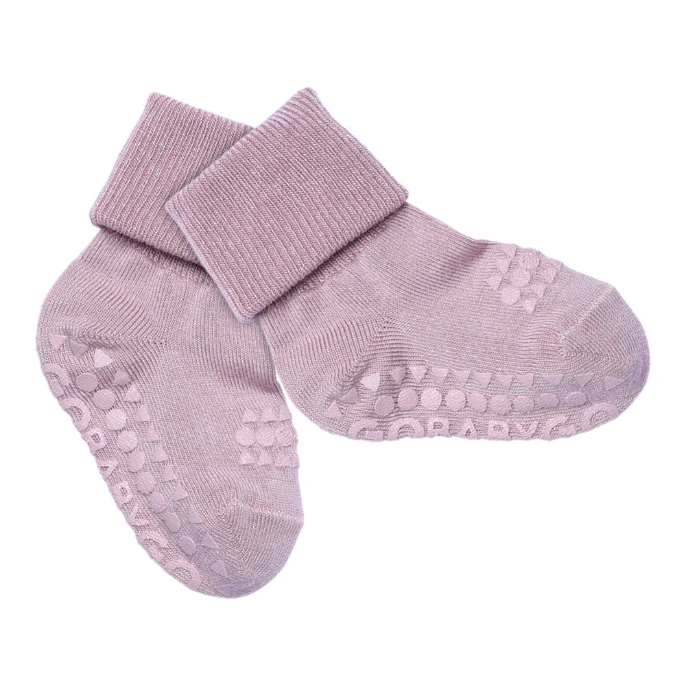 Go Baby Go - Bambus Stoppersocken flieder