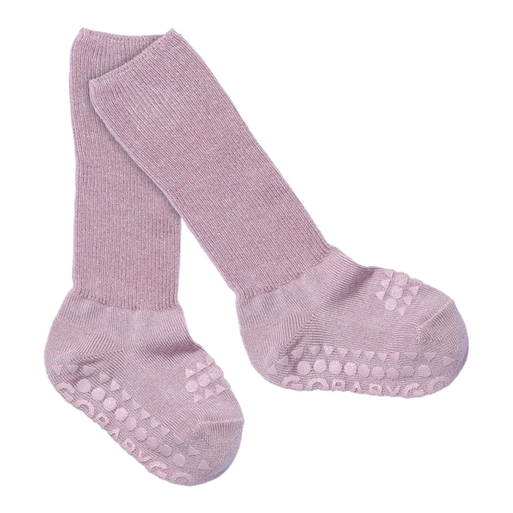 Go Baby Go - Bambus Stoppersocken flieder