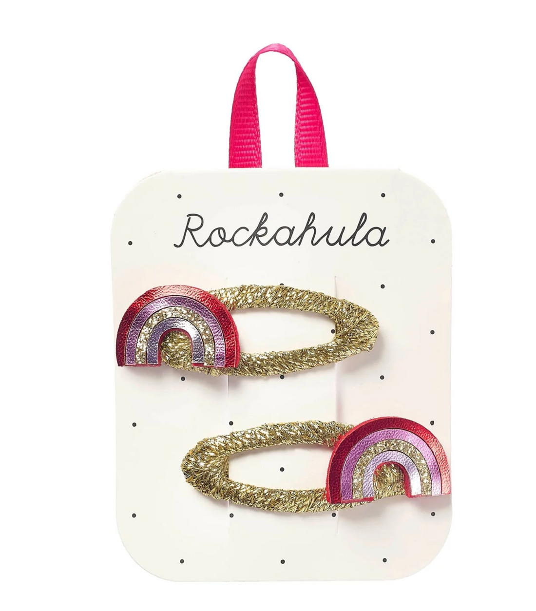 Rockahula - Haarspangen 2-er Set  Regenbogen Glitzer