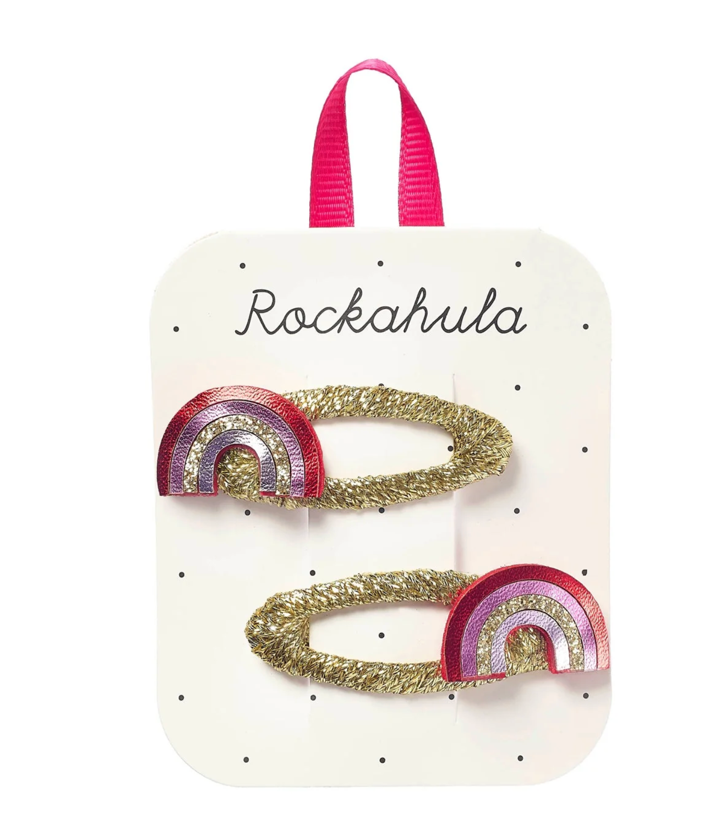 Rockahula - Haarspangen 2-er Set  Regenbogen Glitzer
