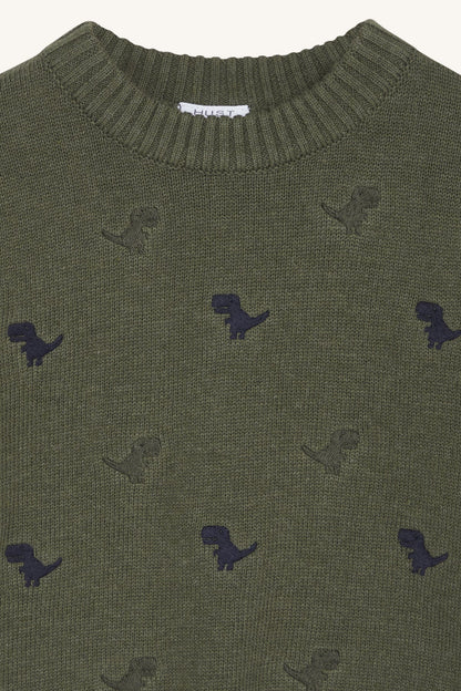 Hust and Claire - Pullover Pelle grün