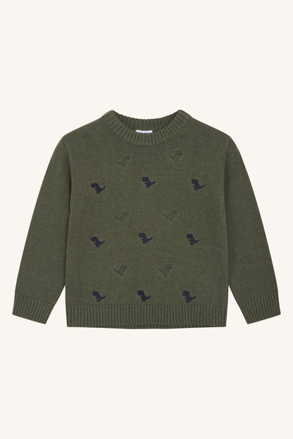 Hust and Claire - Pullover Pelle grün