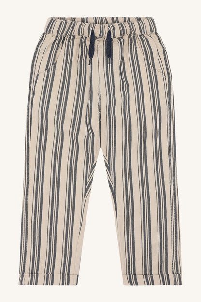 Hust &amp; Claire - Kinderhose Streifen Leinen/ Baumwolle