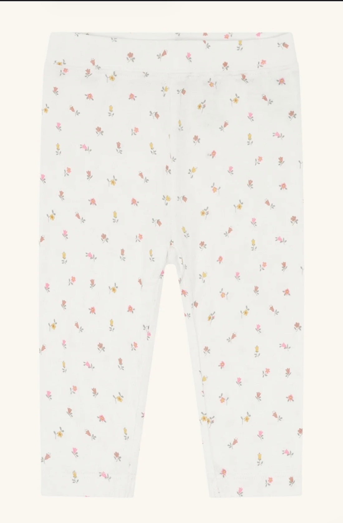 Hust &amp; Claire - Kinder Leggings weiß mit Blümchen
