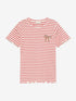 Minymo - Kinder T-Shirt gestreift rot-weiß