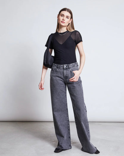 Jan ´n June - Damen T-Shirt "Evie" schwarz