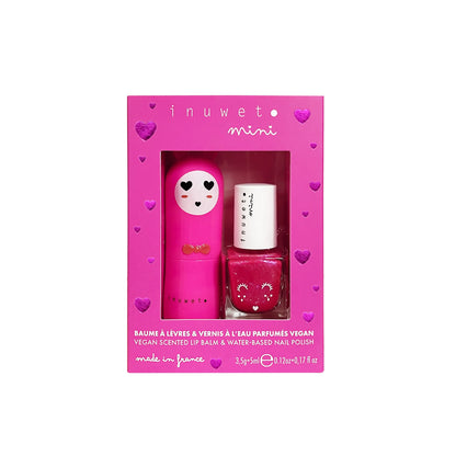 Inuwet - Geschenkset mit Lippenbalsam und Kindernagellack
