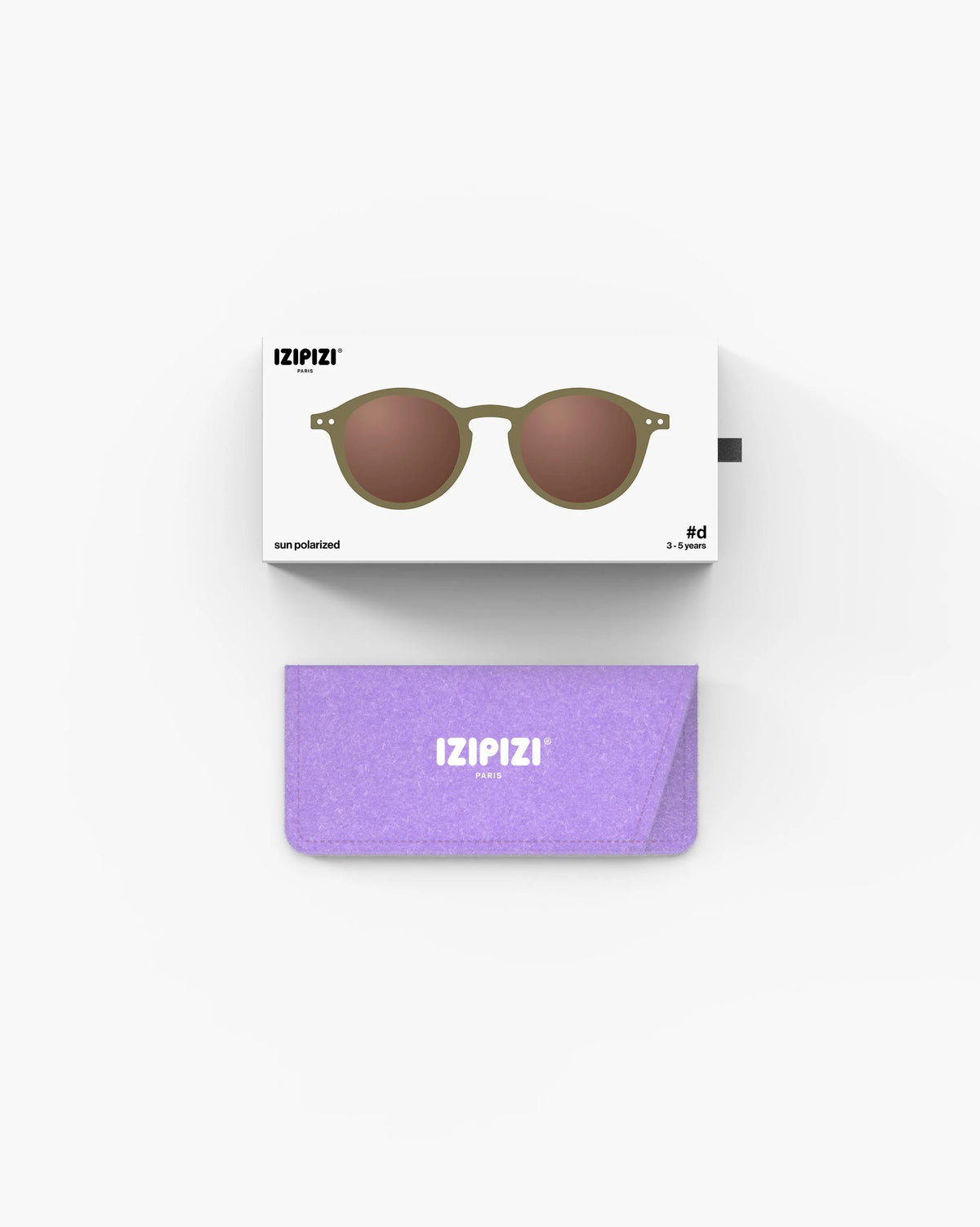 Izipizi - Kinder Sonnebrille D transparent olive