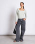 Jan ´n June - squareneck longsleeve Fria mint