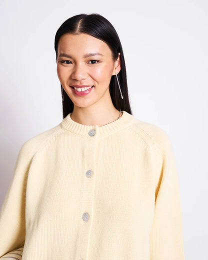 Jan ´n June - Damen Cardigan "Sivia" Gelb