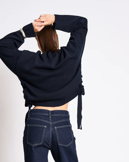 Jan ´n June - Damen Pullover Caper dunkelblau