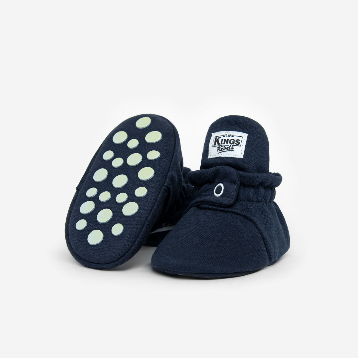 Kings &amp; Rebels - Rutschfeste Schuhe Baumwolle Dunkelblau