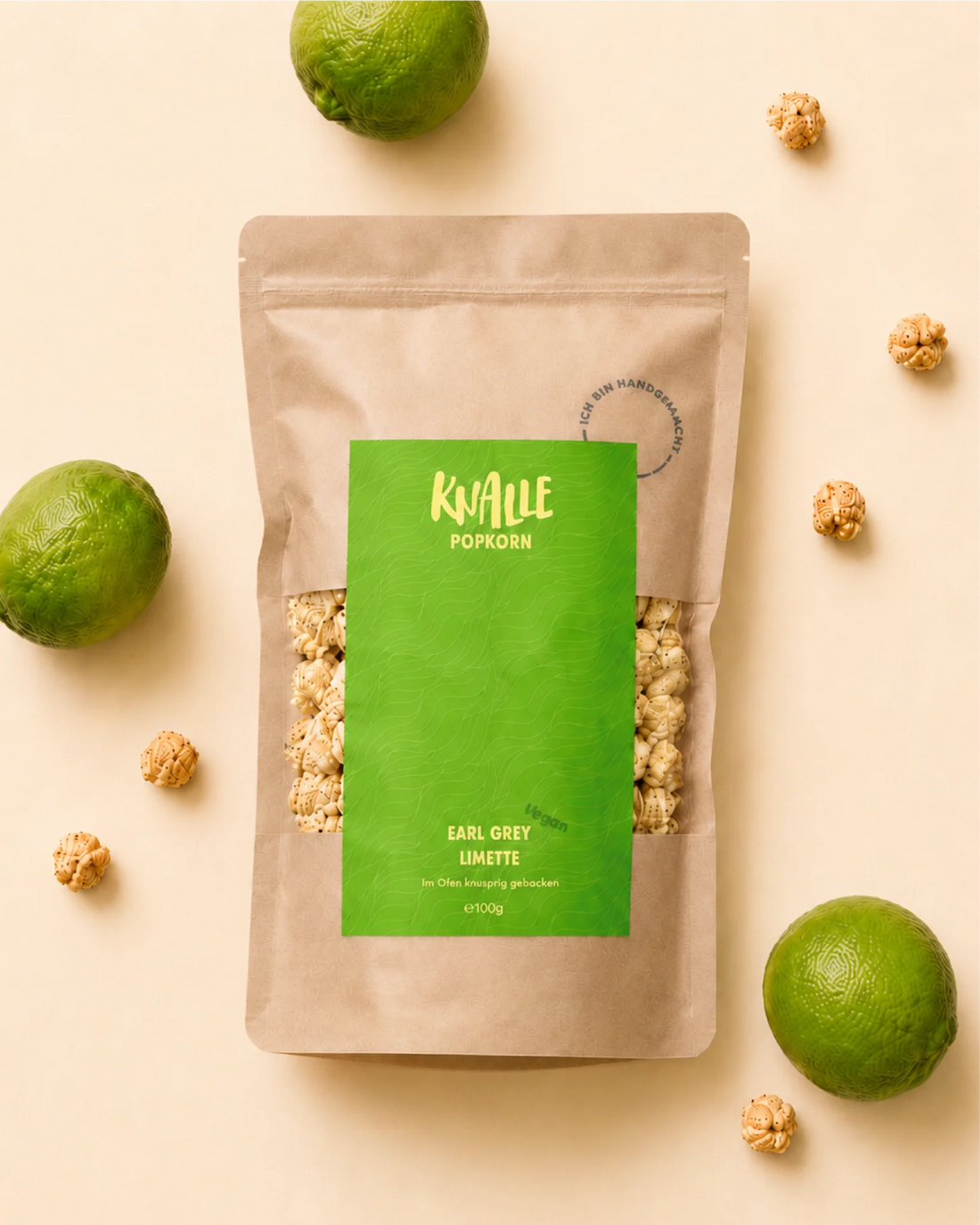 Knalle Berlin - Earl Grey Limette Popcorn – vegan