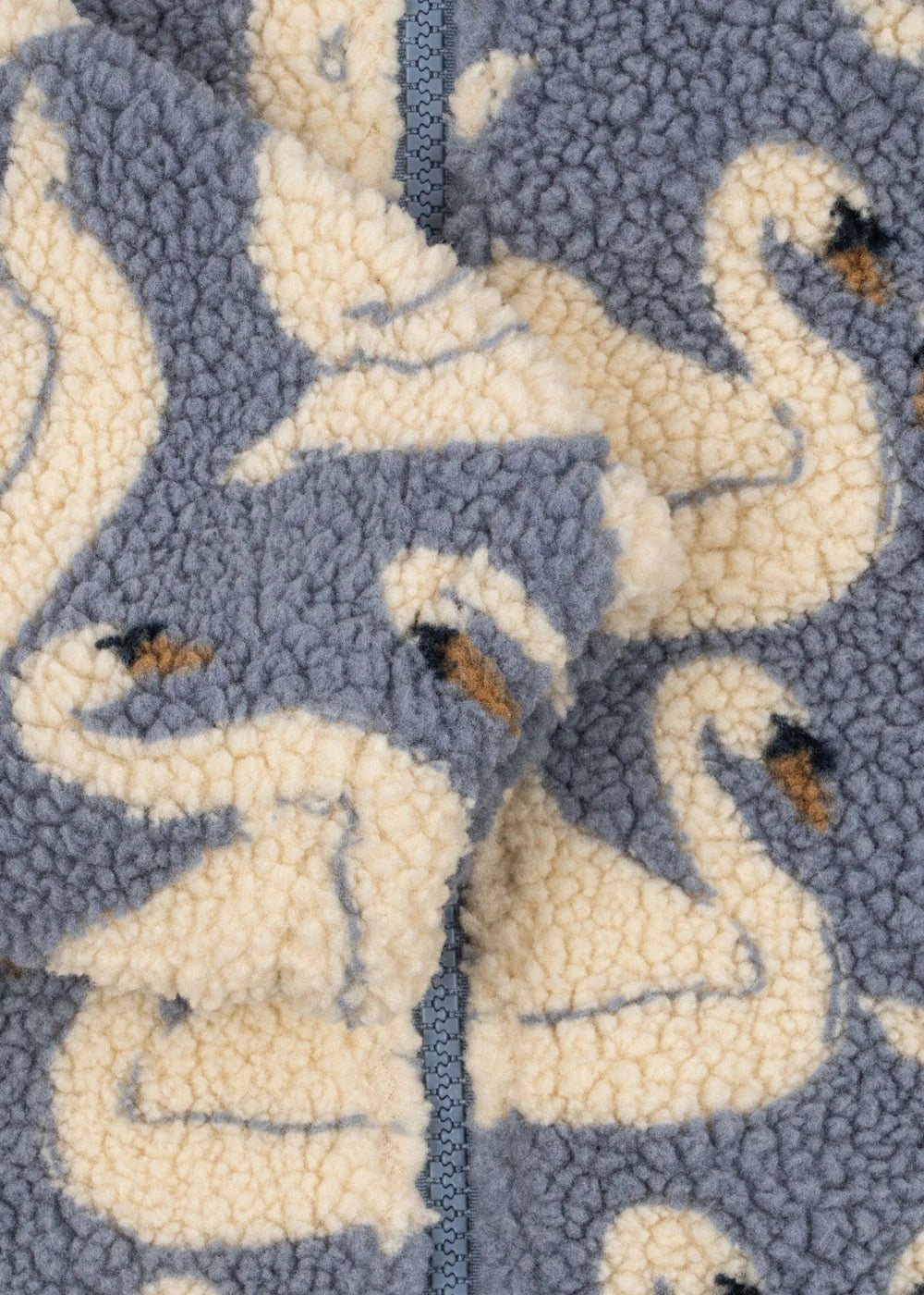 Konges Slojd - Jody Baby Teddyjacke Schwäne