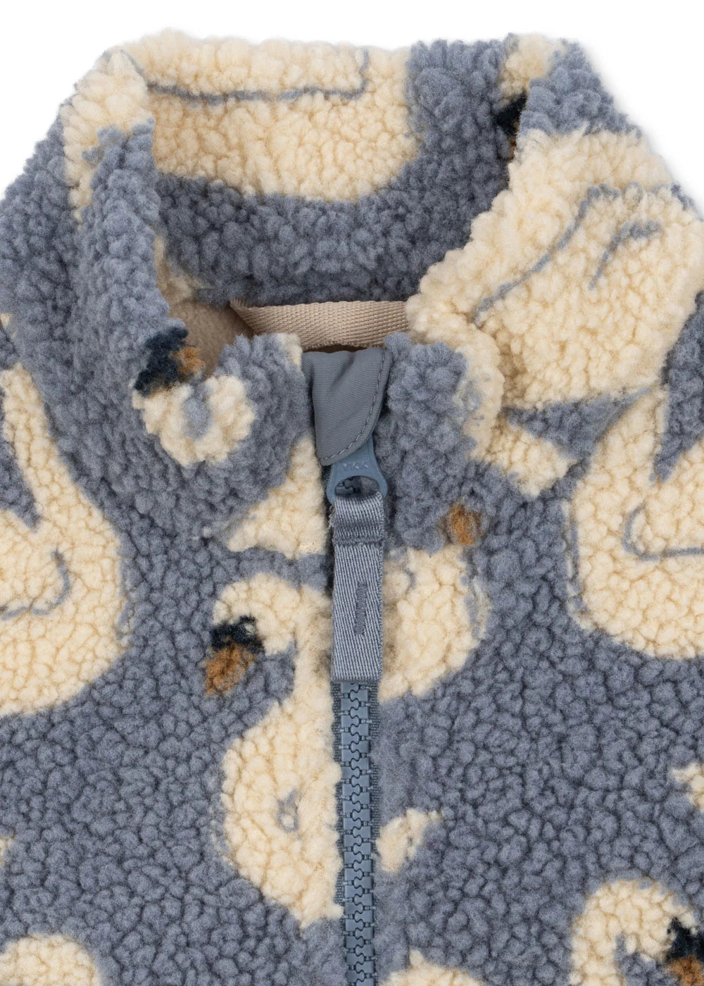 Konges Slojd - Jody Kinder Teddyjacke Schwäne