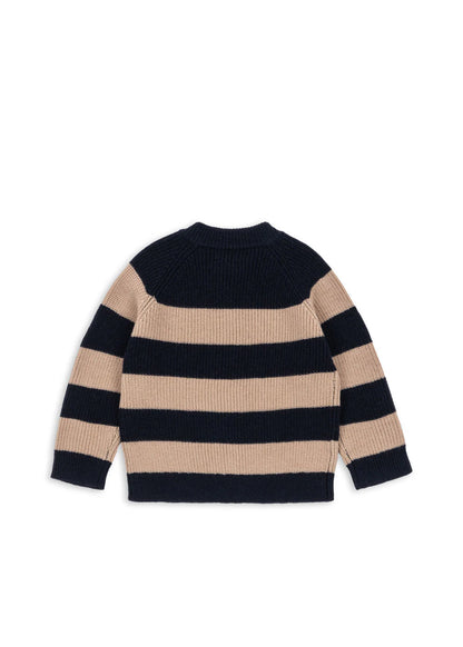 Konges Slojd - Baby Strickjacke Wolle Streifen