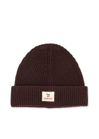 Konges Slojd - Kinder Beanie Basil Wolle braun