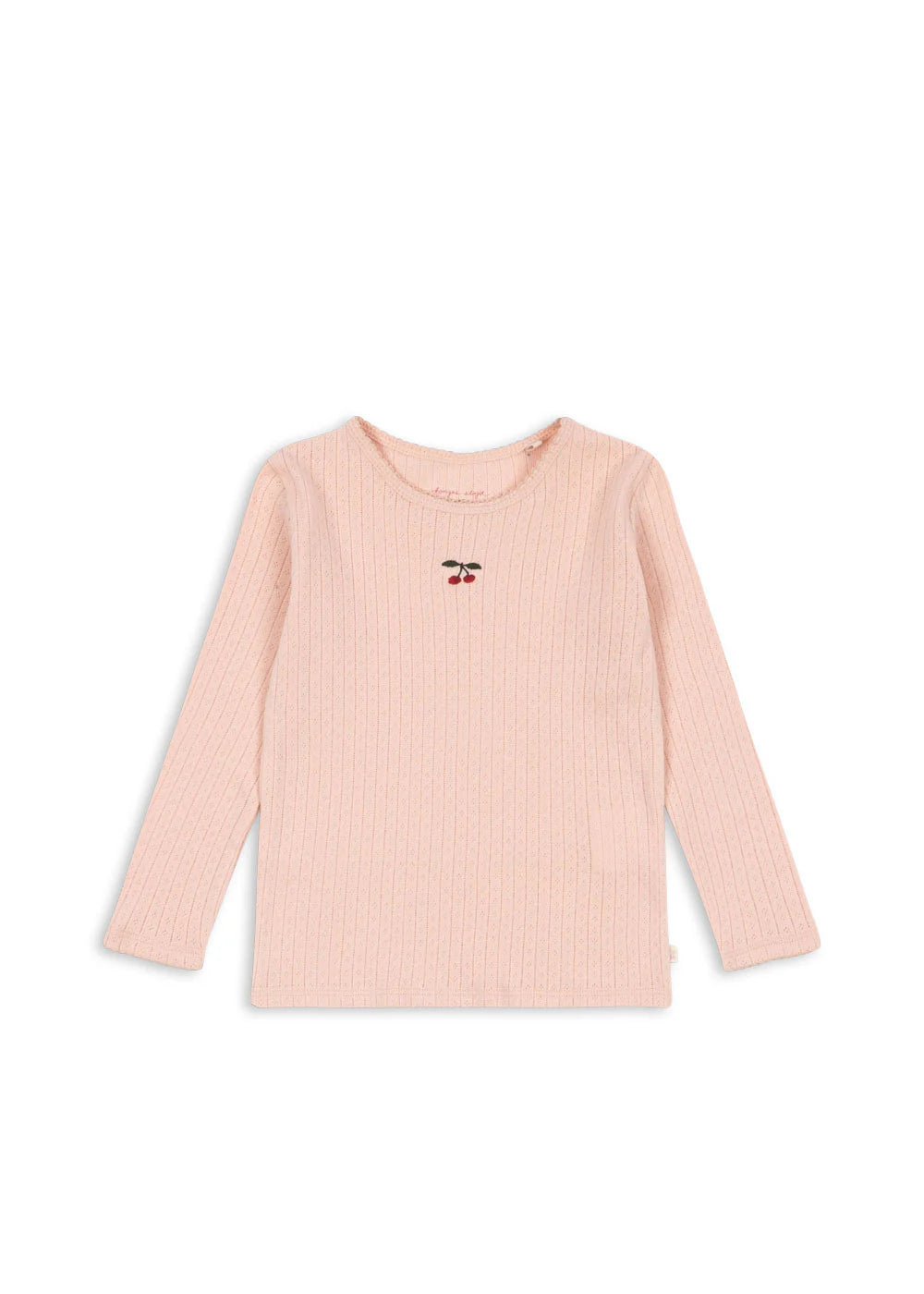 Konges Slojd - Kinder Langarmshirt "Minnie" rosa mit Kirsche