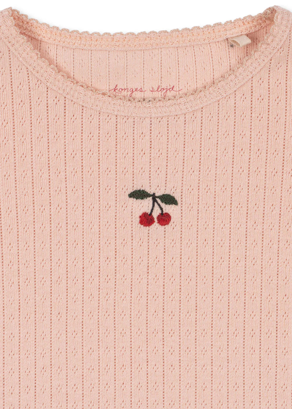 Konges Slojd - Kinder Langarmshirt "Minnie" rosa mit Kirsche Kirsche