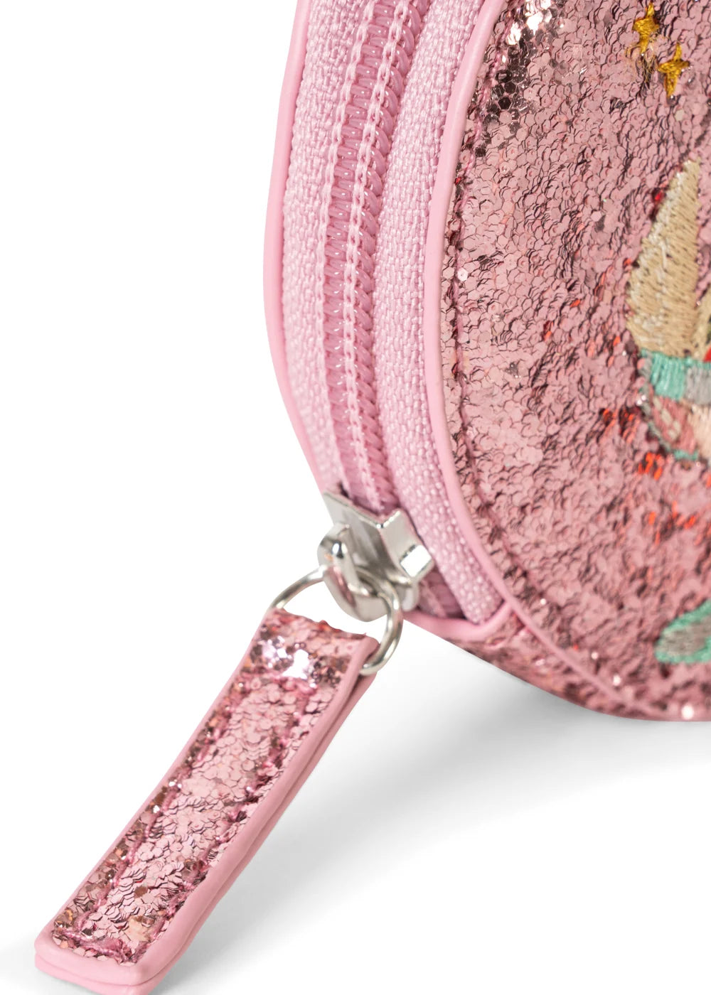 Konges Slojd - Glitzernder "TUT" Kindergeldbeutel Katze rosa