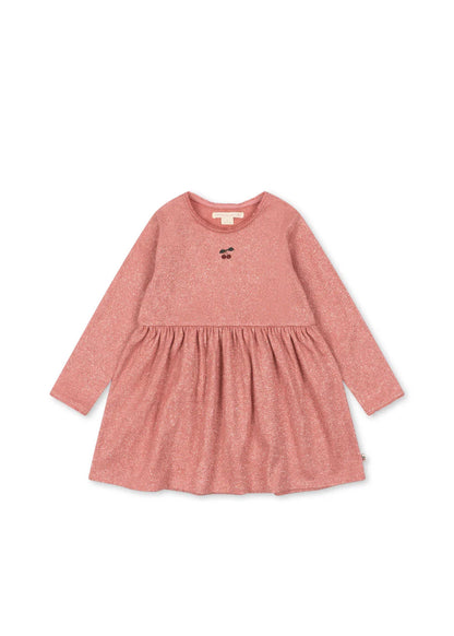 Konges Slojd - Kinder Glitzerkleid rosa